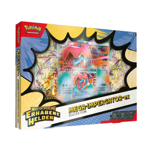 Pokémon Mega-Impergator-ex Kollektion – Erhabene Helden
