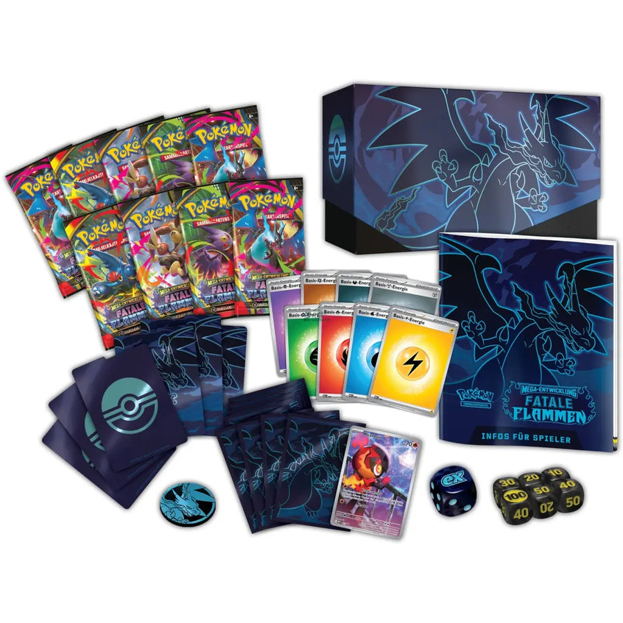 Pokémon Fatale Flammen Top Trainer Box (Deutsch)